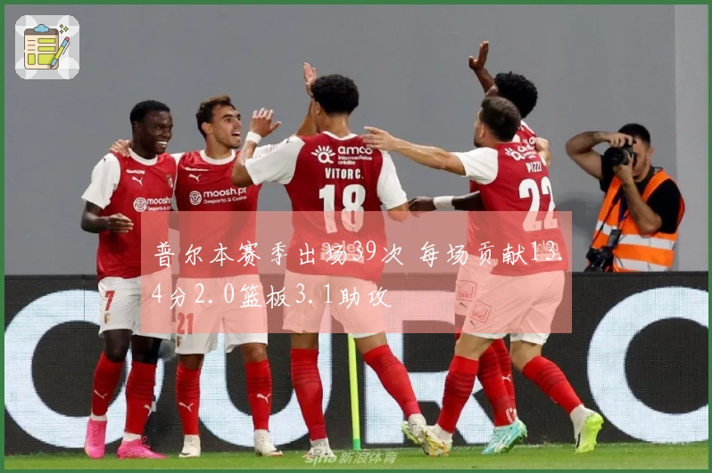 普尔本赛季出场39次 每场贡献13.4分2.0篮板3.1助攻